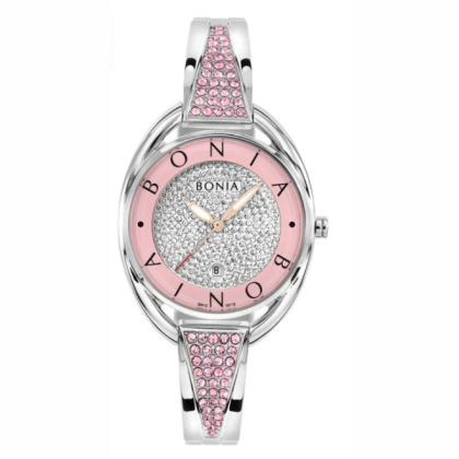 Bonia Cristallo BNB10712-2379 Stainless Steel Band Women Watch